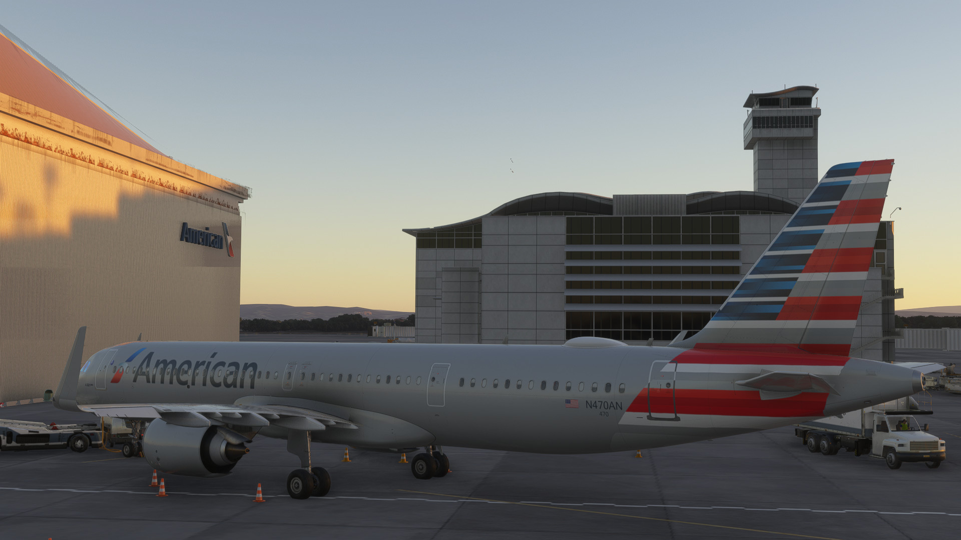 American Airlines N470AN livery for Inibuilds A321NEO MSFS2024 (with cabin) - Image 1