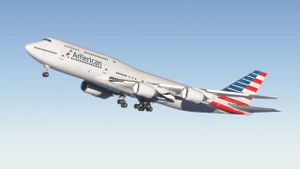 American Airlines N748AA Fictional B747-8i- 8K thumbnail 1