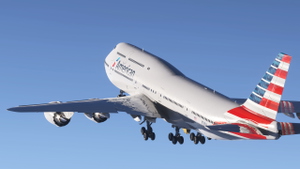 American Airlines N748AA Fictional B747-8i- 8K thumbnail 4