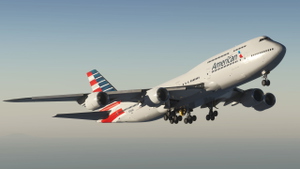 American Airlines N748AA Fictional B747-8i- 8K thumbnail 7