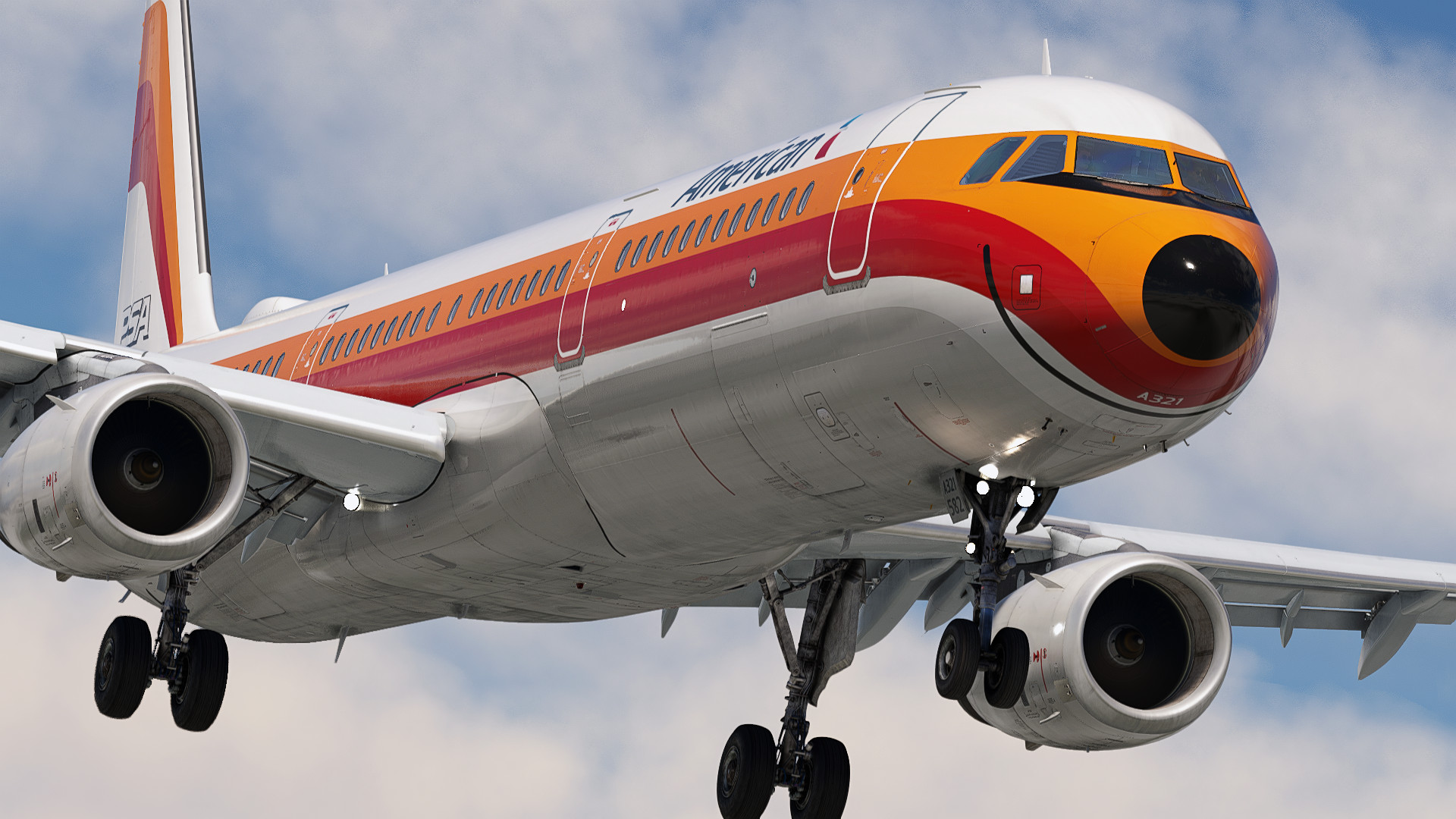 American Airlines 'PSA Heritage' | N582UW | w/Cabin | Fenix A321 - Image 1