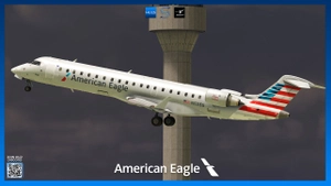 American Eagle Livery Pack | Aerosoft CRJ700 V2 | 4K thumbnail 2
