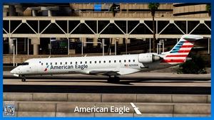 American Eagle Livery Pack | Aerosoft CRJ700 V2 | 4K thumbnail 4
