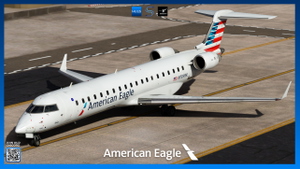 American Eagle Livery Pack | Aerosoft CRJ700 V2 | 4K thumbnail 7