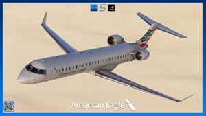 American Eagle Livery Pack | Aerosoft CRJ900 V2 | 4K thumbnail 8