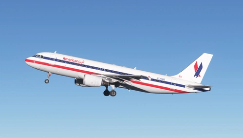 American Eagle N720MQ Retro Fictional Fenix A320 CFM [Cabin] - 8K