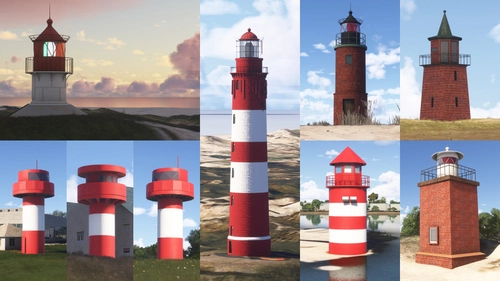 Amrum, Föhr & co. Lighthouse Bundle