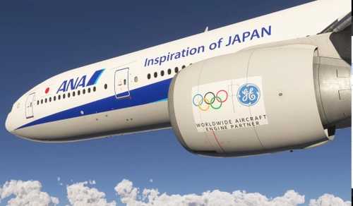 ANA - All Nippon Airways 777-300ER GE+Olympics Partnership ( JA779A ) - Legacy 2017