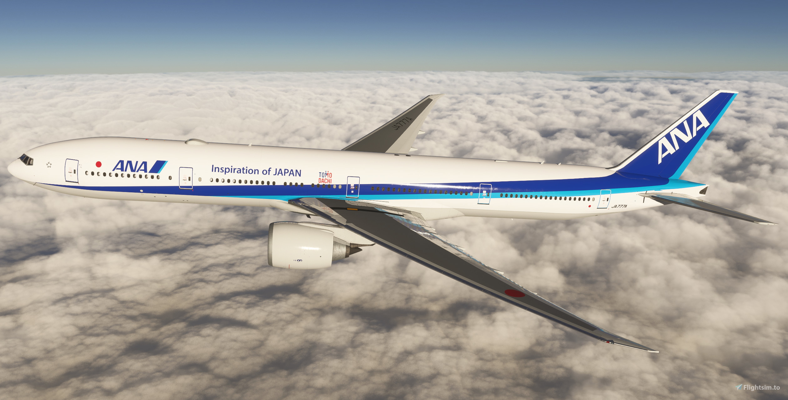 ANA - All Nippon Airways 777-300ER Tomo Dachi ( JA777A ) - Legacy