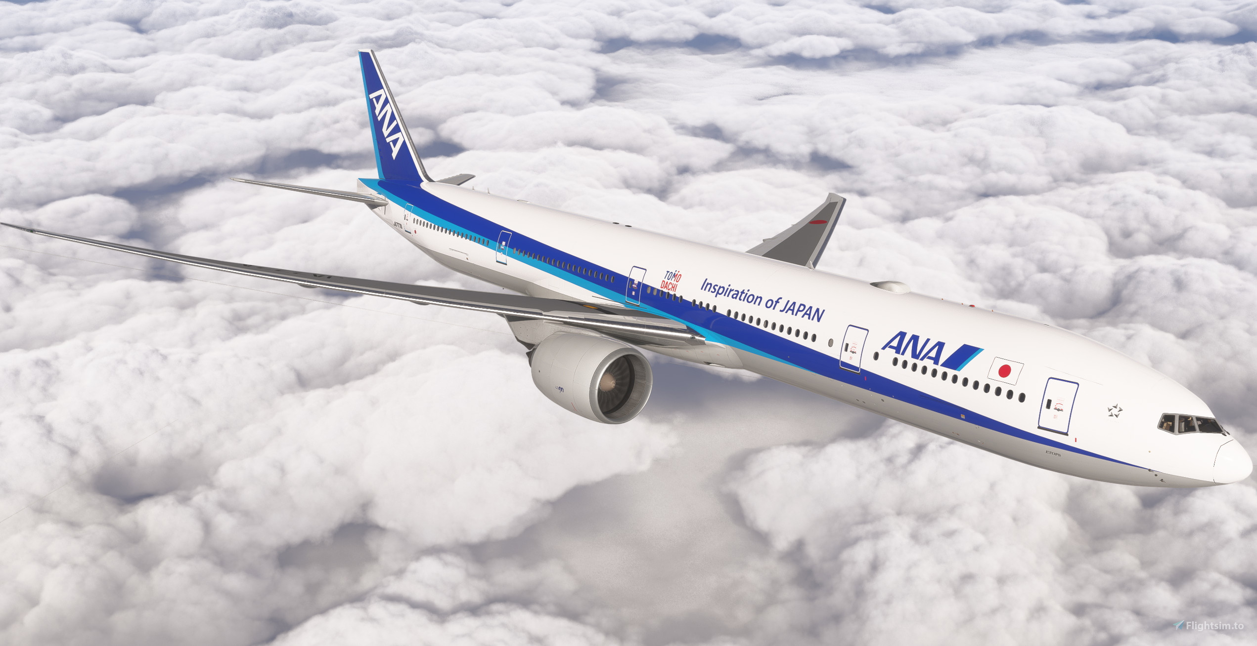 ANA - All Nippon Airways 777-300ER Tomo Dachi ( JA777A ) - Legacy