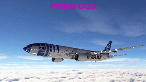 ANA "All Nippon" "Star Wars R2-D2"" + Cabin PMDG 777-200ER