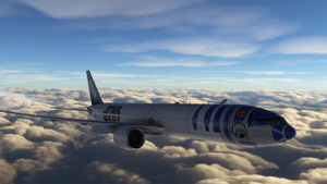 ANA "All Nippon" "Star Wars R2-D2"" + Cabin PMDG 777-300ER thumbnail 9
