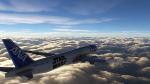 ANA "All Nippon" "Star Wars R2-D2"" + Cabin PMDG 777-300ER thumbnail 6