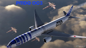 ANA "All Nippon" "Star Wars R2-D2"" + Cabin PMDG 777-300ER thumbnail 1