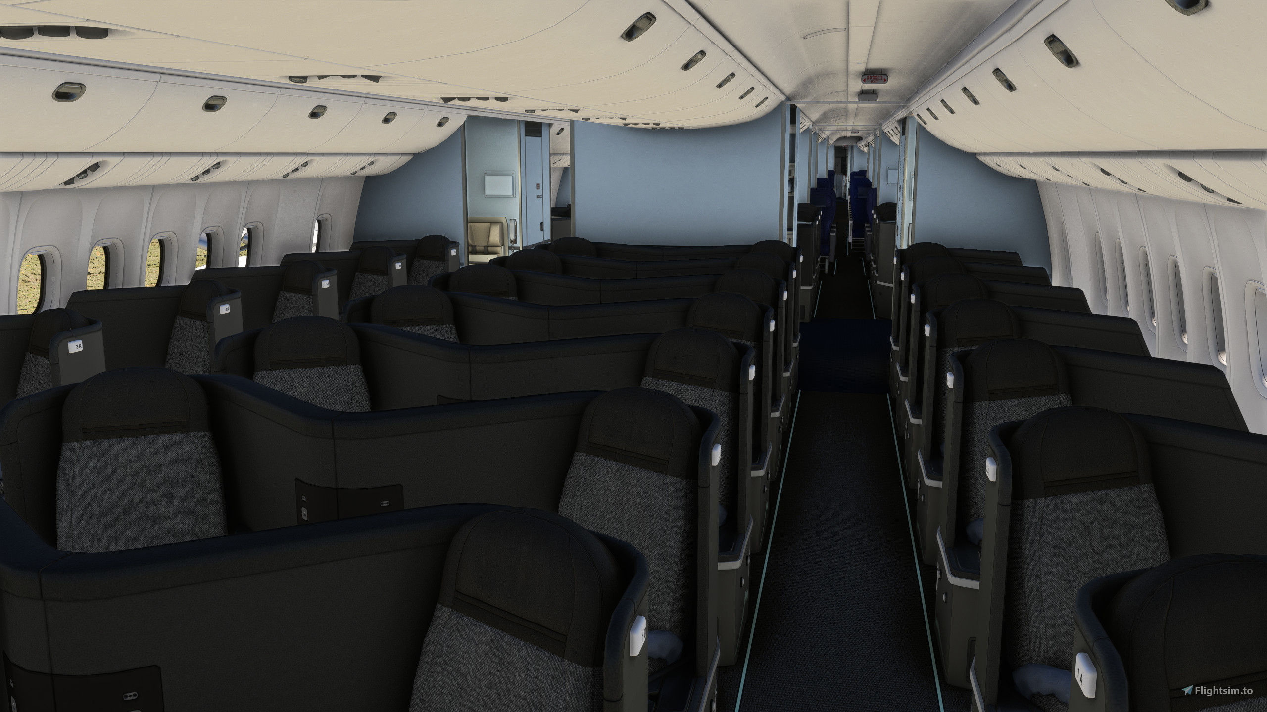 ANA [JA741A] w/Cabin PMDG B777-200ER for Microsoft Flight