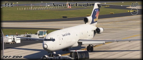Ansett Air Freight 'Southern Cross' VH-RMX FSS 727-200F - Pack