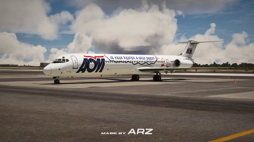 AOM F-GGMD 'Je Veux Rester A Orly Ouest' MD-83 | MaddogX (Legacy)