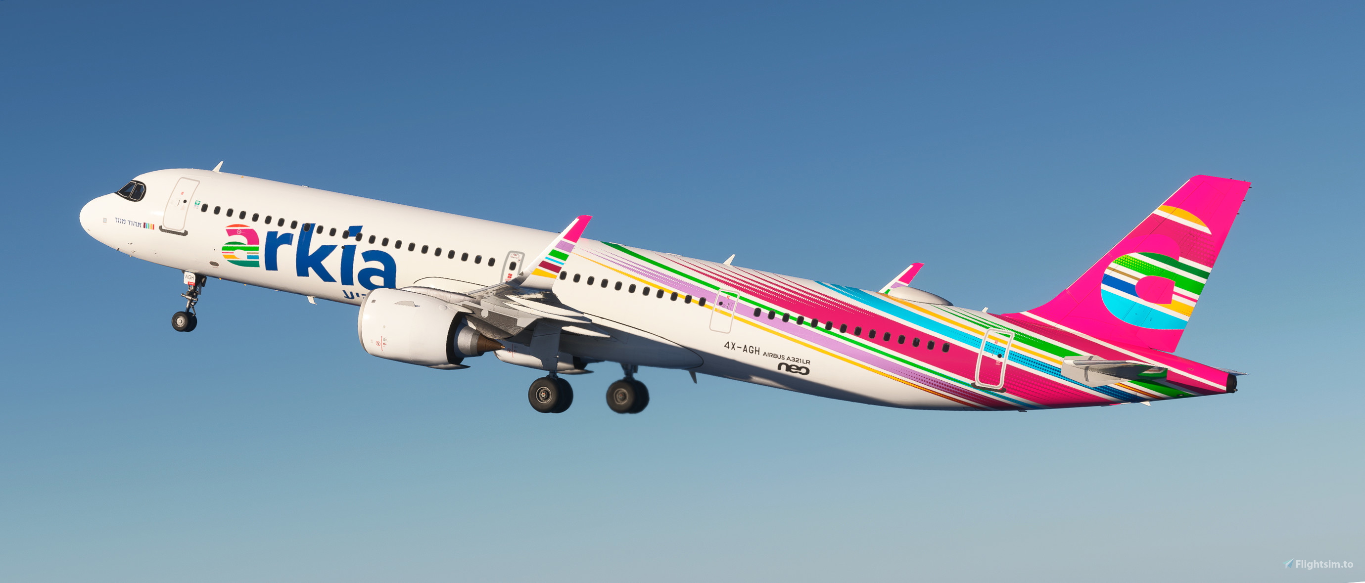 Arkia Israeli Airlines [4X-AGH] | FSLabs A321neo für Microsoft