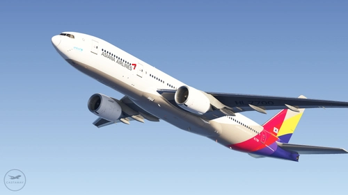 Asiana Airlines Fleet Pack (w/ Custom Cabin) [Boeing 777-200ER]