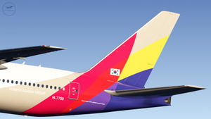 Asiana Airlines Fleet Pack (w/ Custom Cabin) [Boeing 777-200ER] thumbnail 4