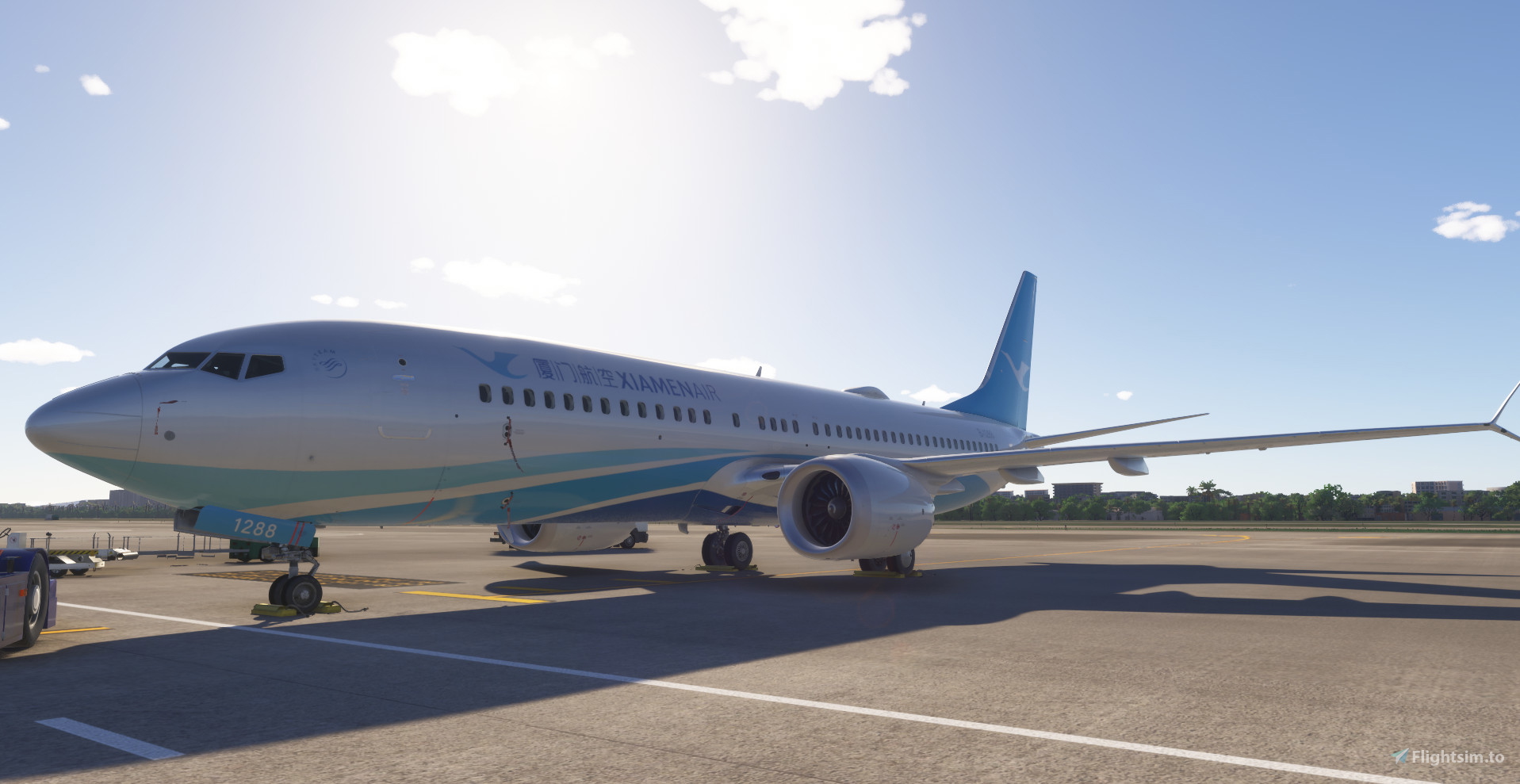 Asobe B737 MAX8] China XiaMen Air -厦门航空for Microsoft