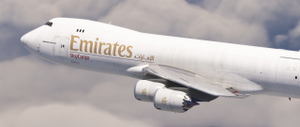 Asobo 747-8F Emirates SkyCargo  OO-THD thumbnail 1