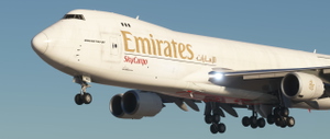 Asobo 747-8F Emirates SkyCargo  OO-THD thumbnail 2
