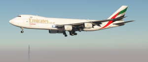 Asobo 747-8F Emirates SkyCargo  OO-THD thumbnail 4