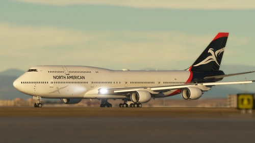 Asobo 747 North American Airlines