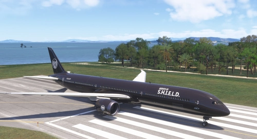Asobo 787-10 Fictional SHIELD Livery