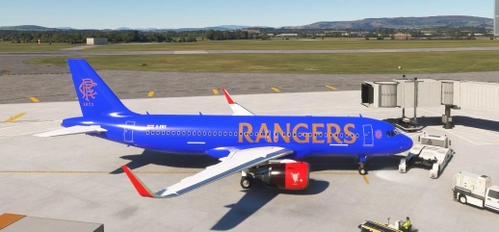 Asobo A320 Neo Repaint Glasgow Rangers