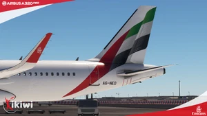 [PACK] Asobo A320neo Emirates 2023 with & without mask thumbnail 4