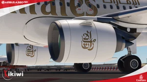 [PACK] Asobo A320neo Emirates 2023 with & without mask thumbnail 5