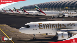 [PACK] Asobo A320neo Emirates 2023 with & without mask thumbnail 9