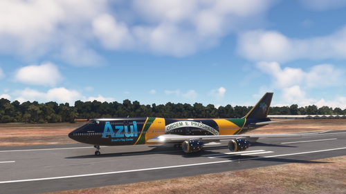 Asobo B747 8i Azul Big Bus 4K