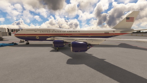 Asobo B748i Trump Air Force One  (No mirroring) thumbnail 2