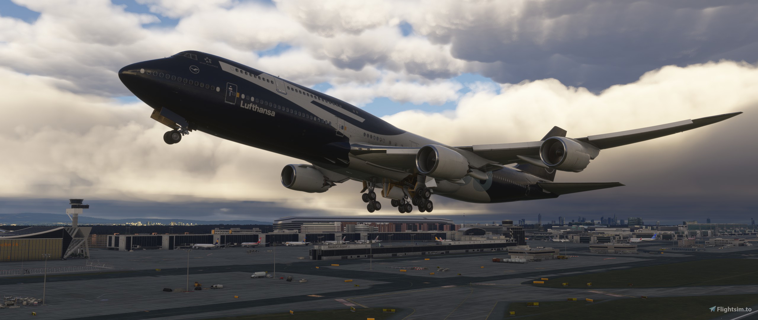 Asobo Boeing 747-8i Lufthansa 100 Year Anniversary for Microsoft