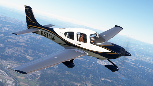 Asobo Cirrus SR22T G6 - N571SK Arrivée Edition with Custom Interior