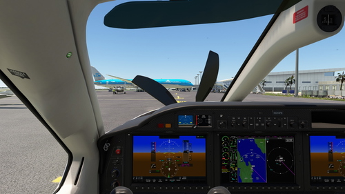Asobo Daher TBM 930 Custom Cameras and Wing Views