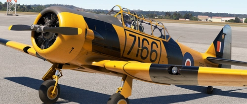 Asobo T-6 Texan / 7166 / The Harvard Club South Africa / ZU-AOZ / (Aeros model version)
