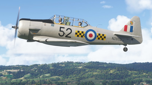 Asobo T-6 Texan : RNZAF Harvard NZ1052 : MSFS 2024