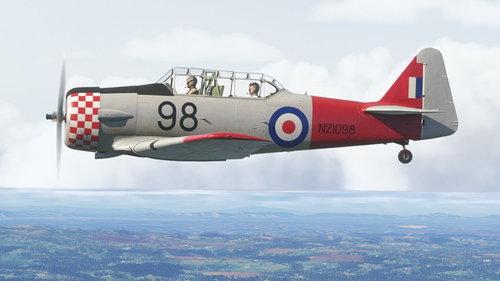 Asobo T-6 Texan : RNZAF Harvard NZ1098 : MSFS 2024