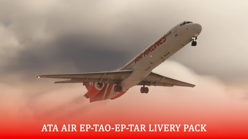 Ata AirLines MD-83 Livery Pack (TAR-TAO)