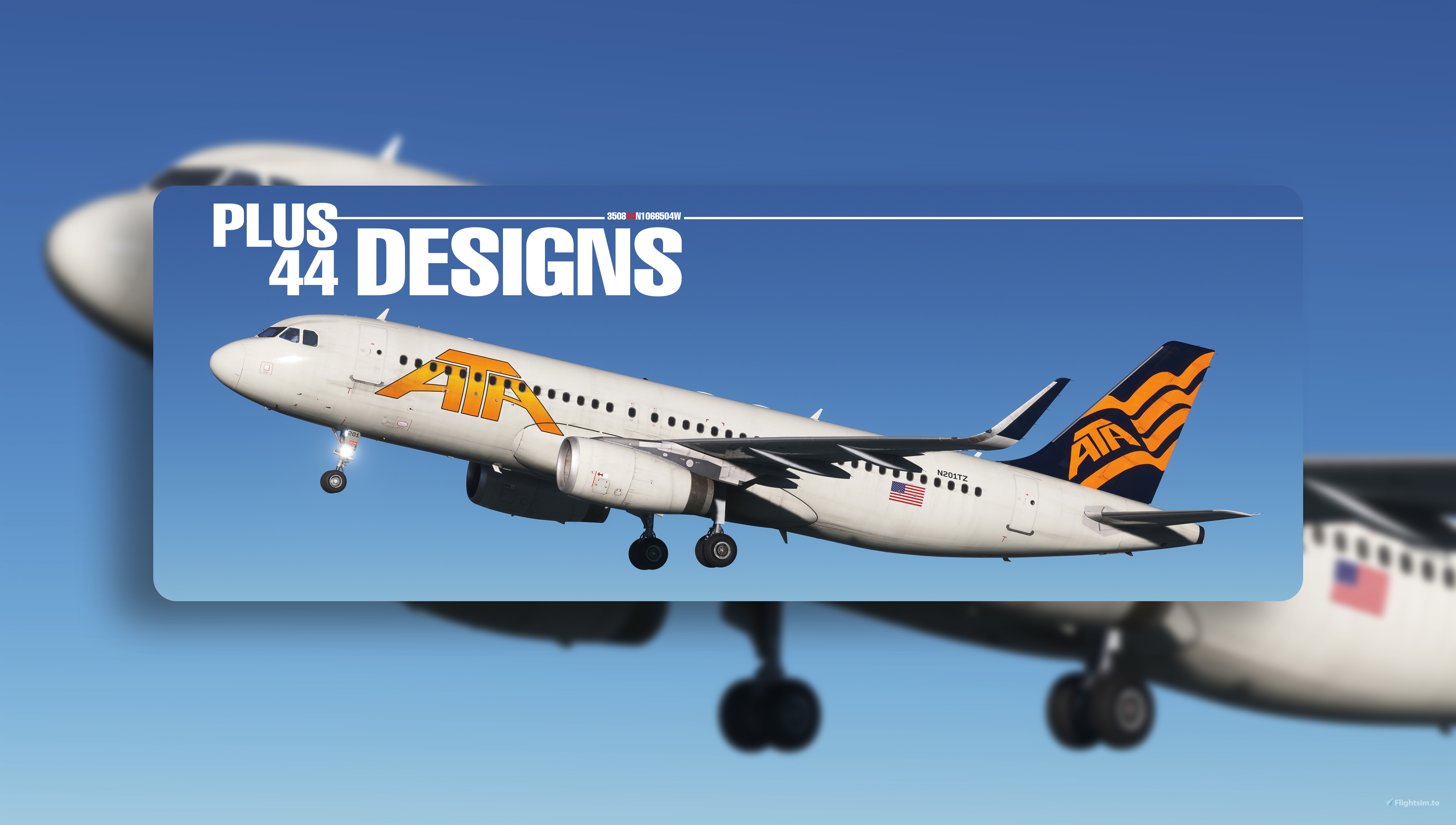 ATA Airlines (N201TZ) Fenix A320 SL - 8K for Microsoft Flight