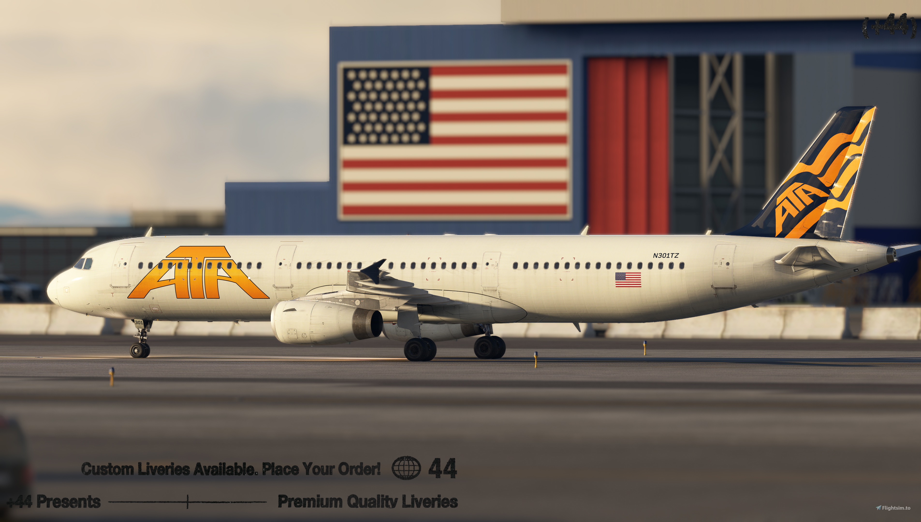 ATA Airlines (N301TZ) Fenix A321 - 8K for Microsoft Flight