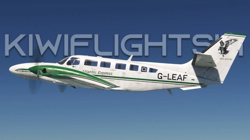 Atlantic Express G-LEAF | iniBuilds F406 Caravan II [4K]