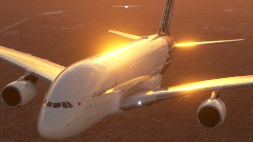 Atlas Skyways (AXW) FlyByWire Airbus A380X CN-KNG