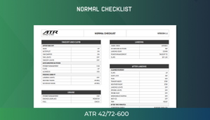 ATR 42/72-600 Checklist - MSFS Add-on - Flightsim.to