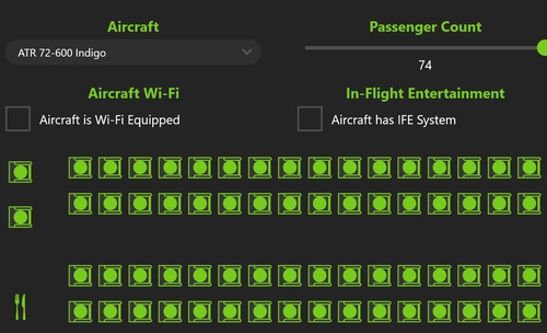 ATR 72-600 Indigo Config for TFDi PACX