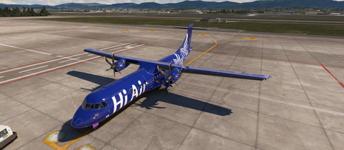 ATR 72 Hi Air Blue livery
